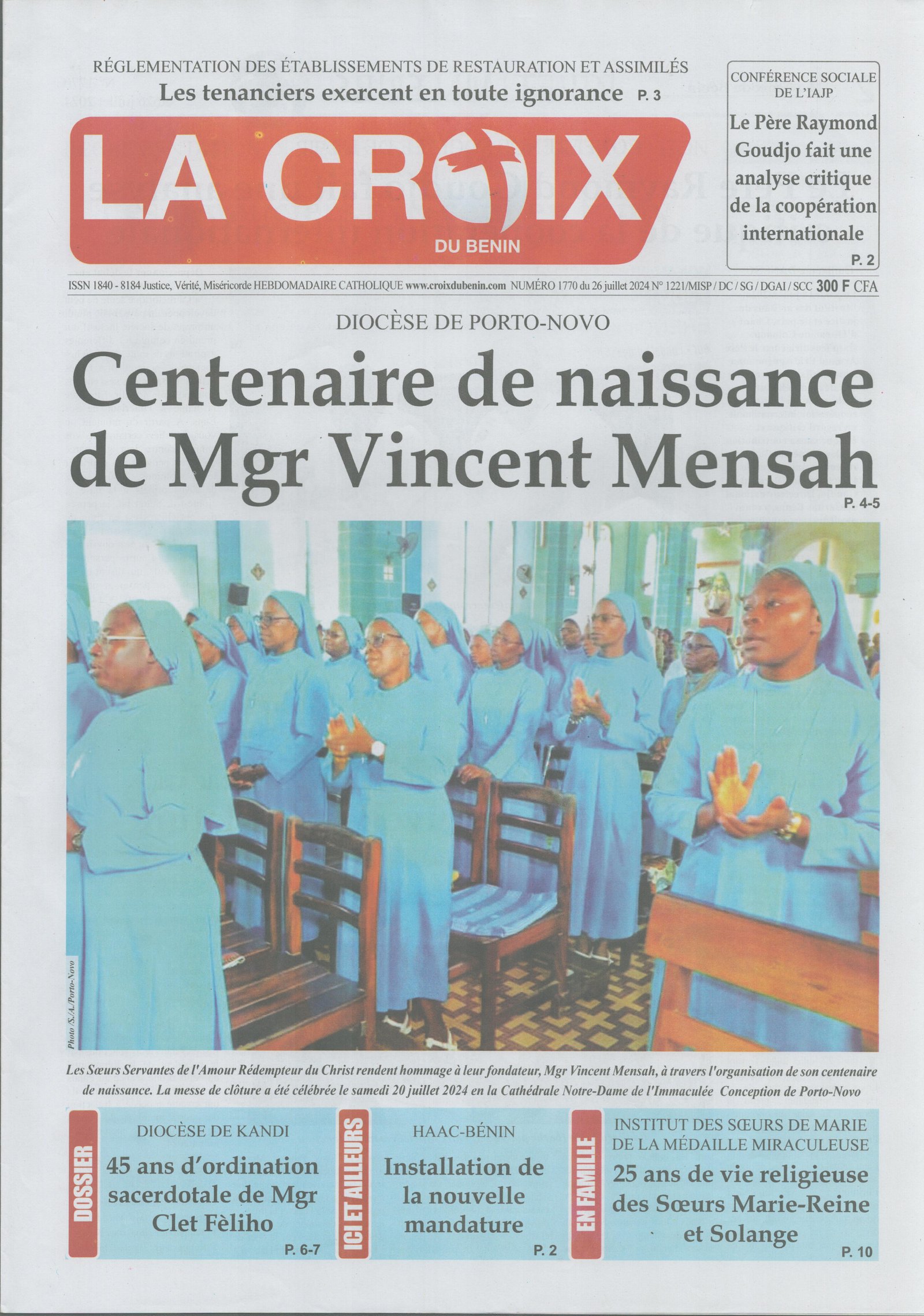 Image de Journal N°1770