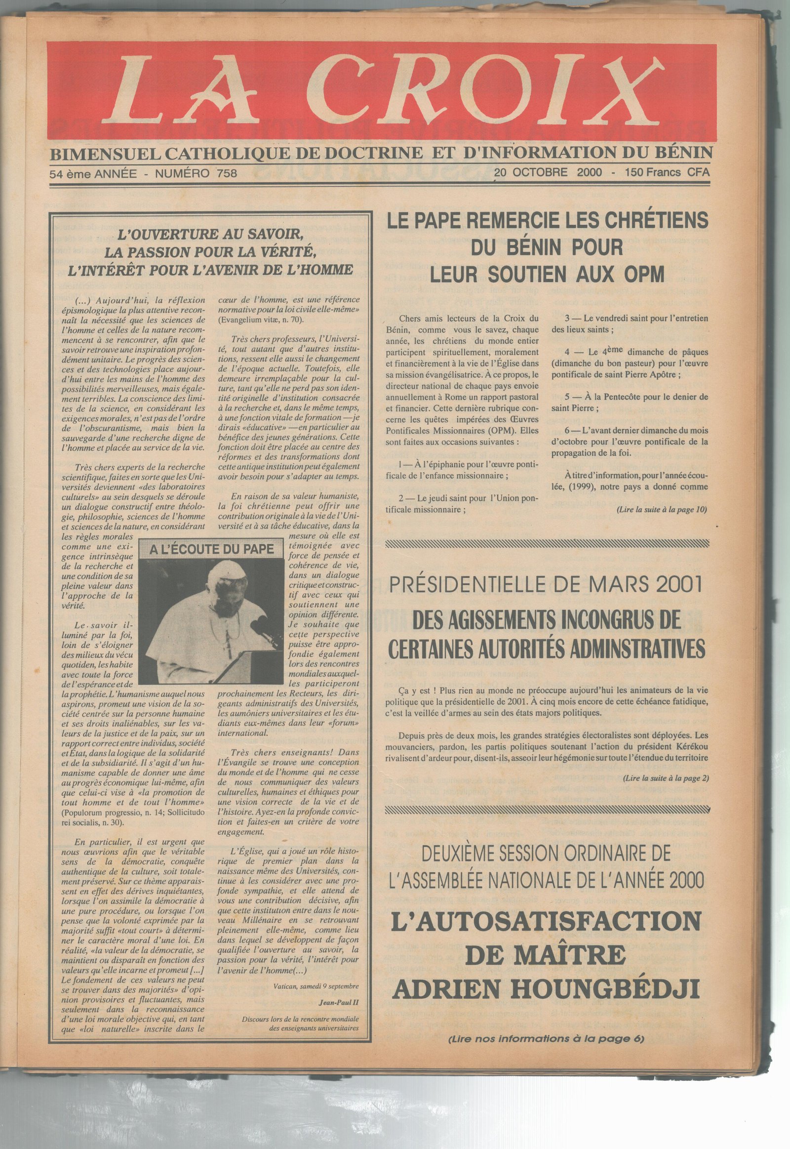 Image de Journal N°758