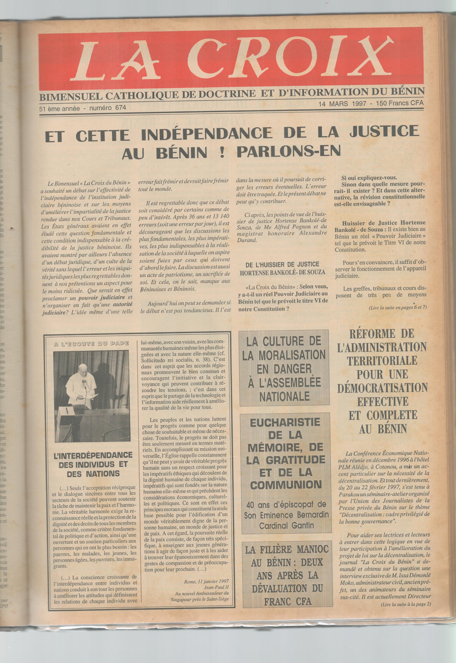 Image de Journal N°674