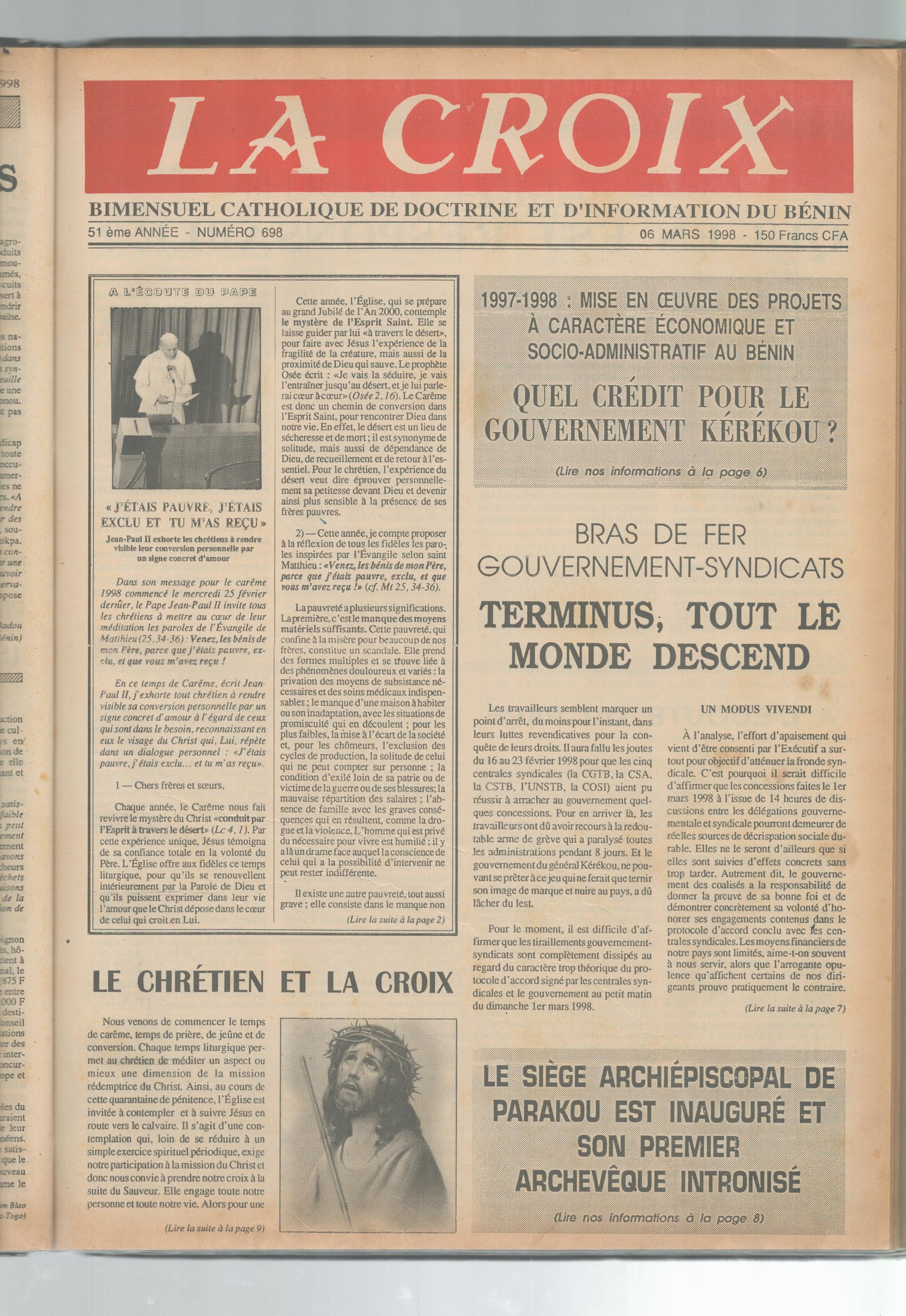 Image de Journal N°698