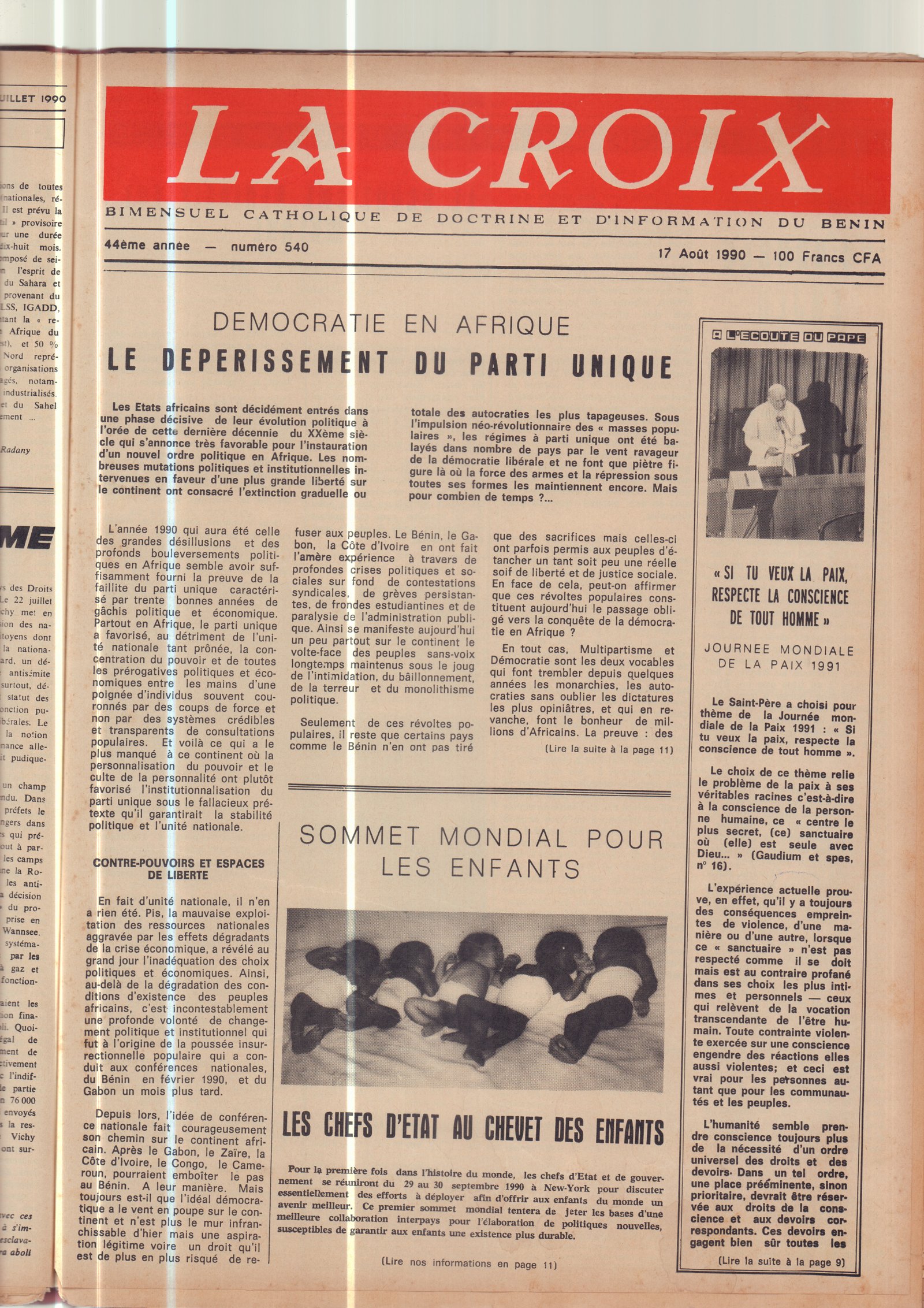 Image de Journal N°540