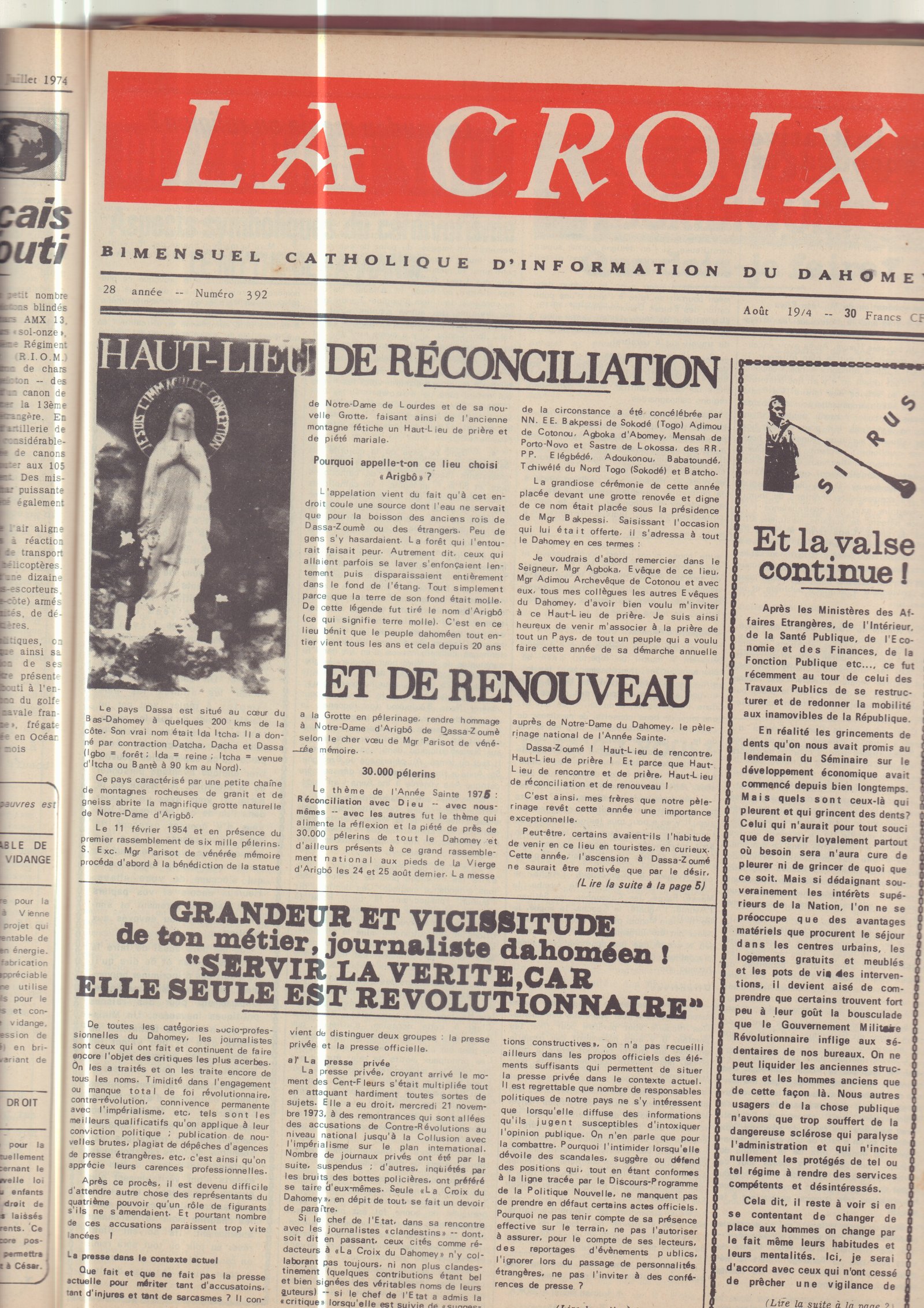 Image de Journal N°392