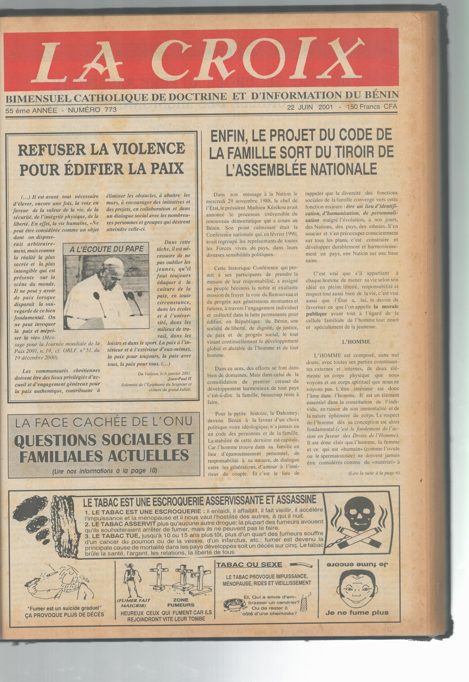 Image de Journal N°773