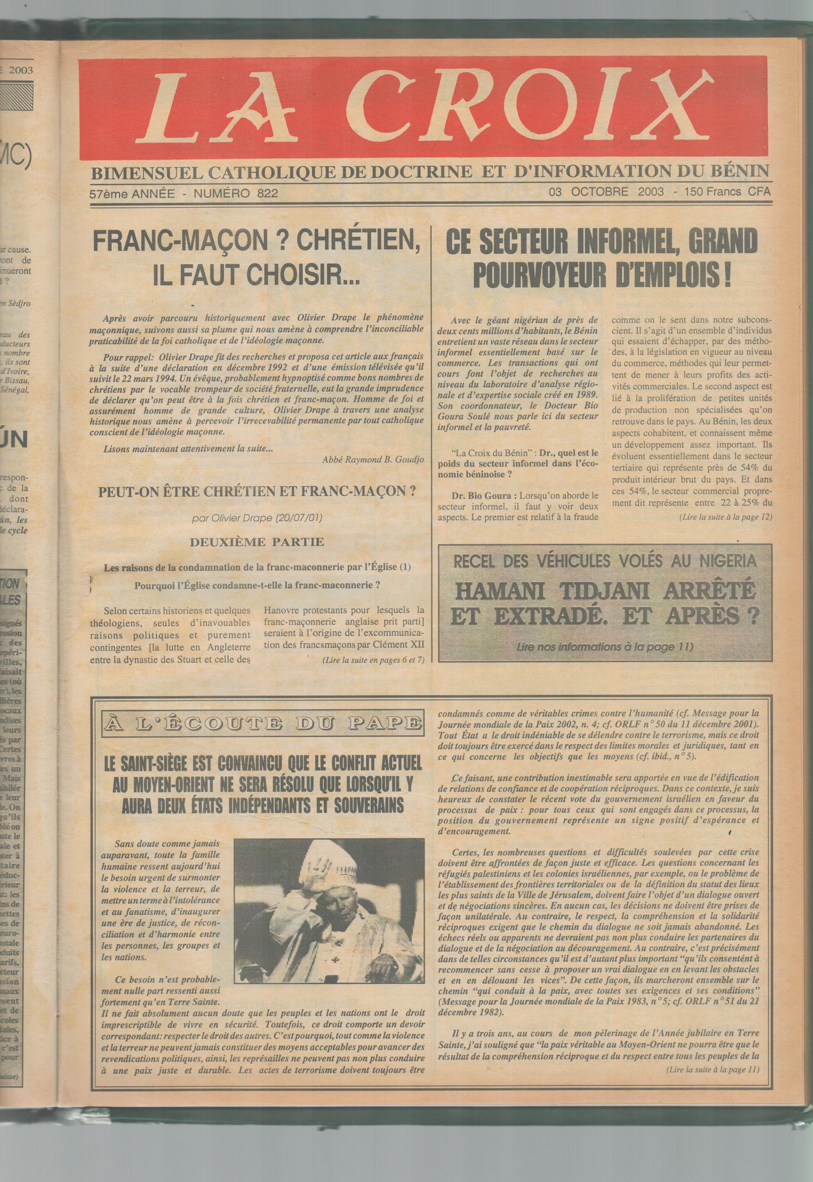 Image de Journal N°822