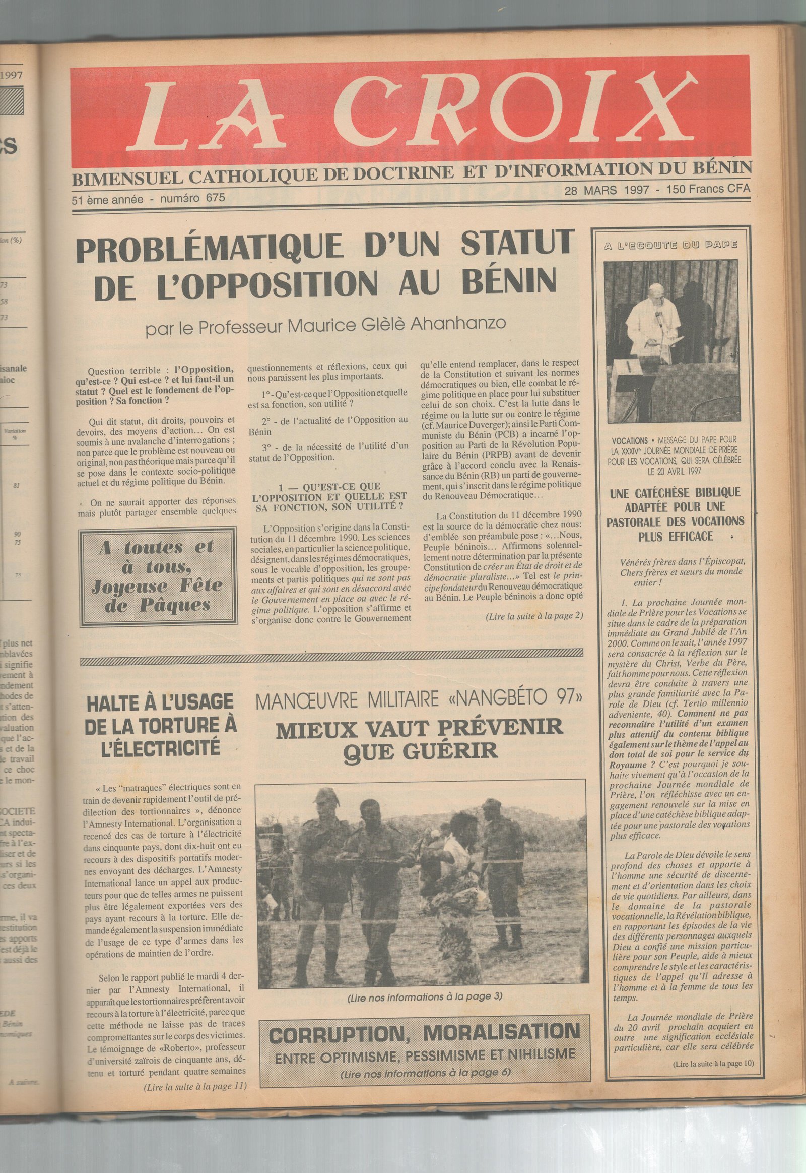 Image de Journal N°675