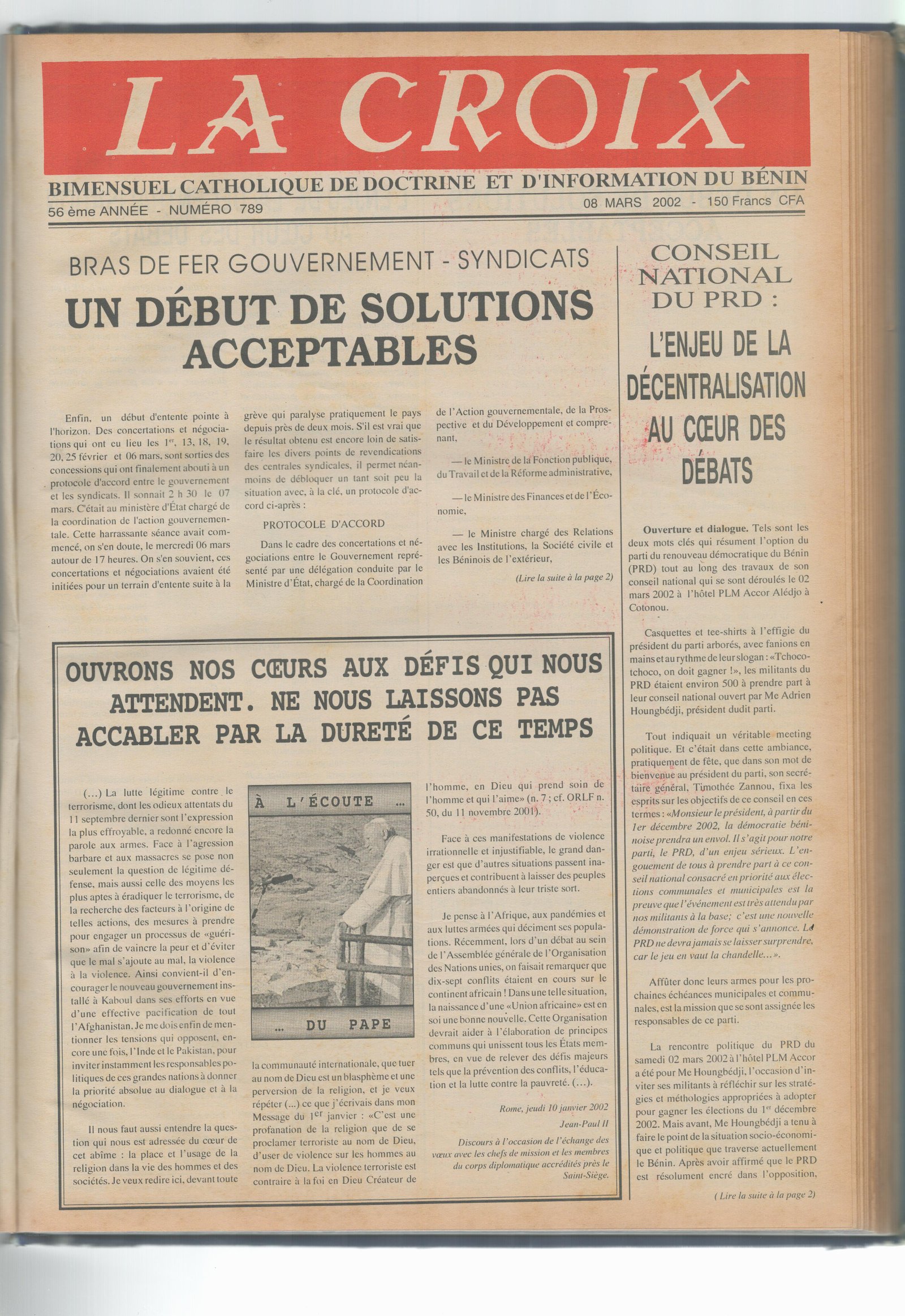 Image de Journal N°789