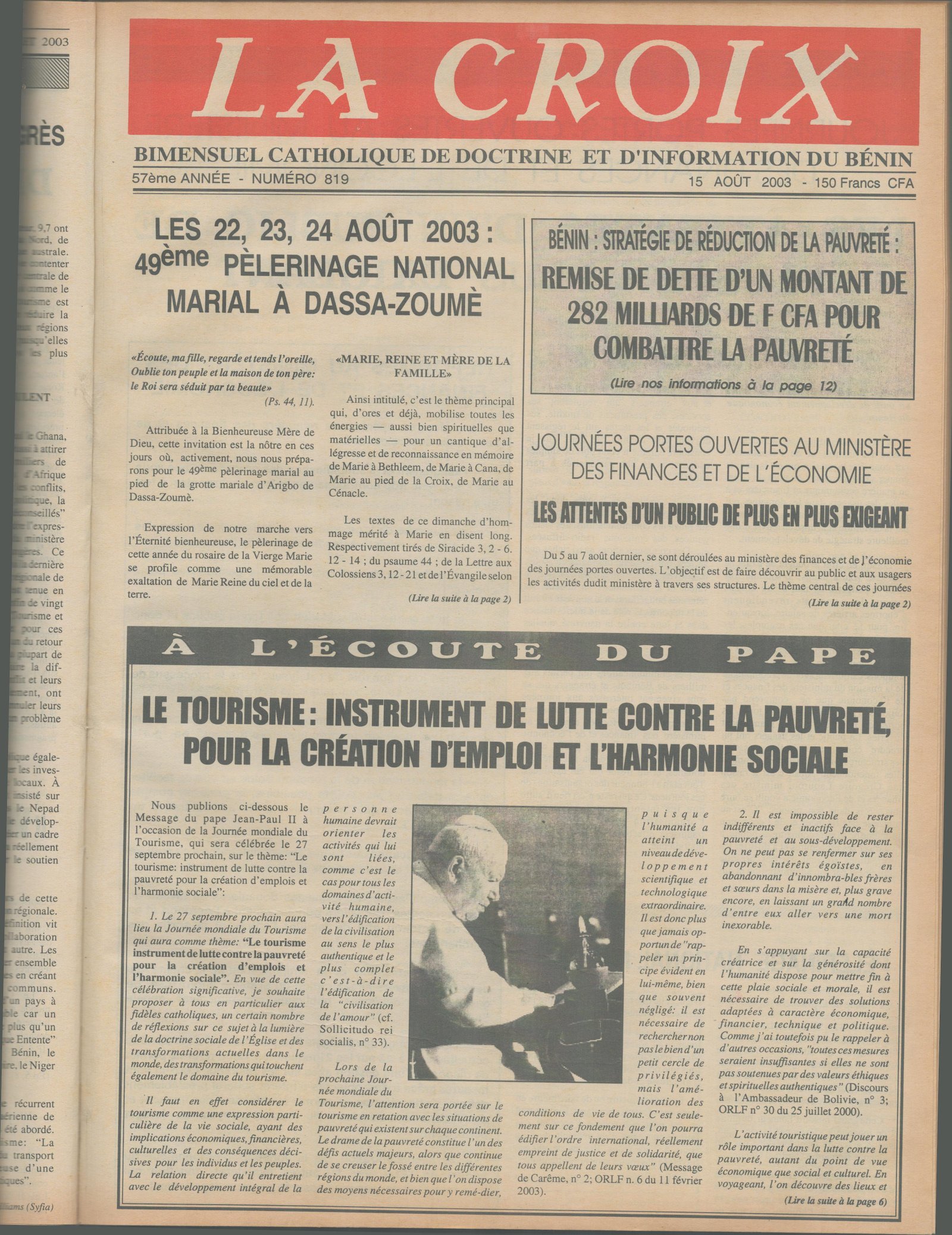 Image de Journal N°819