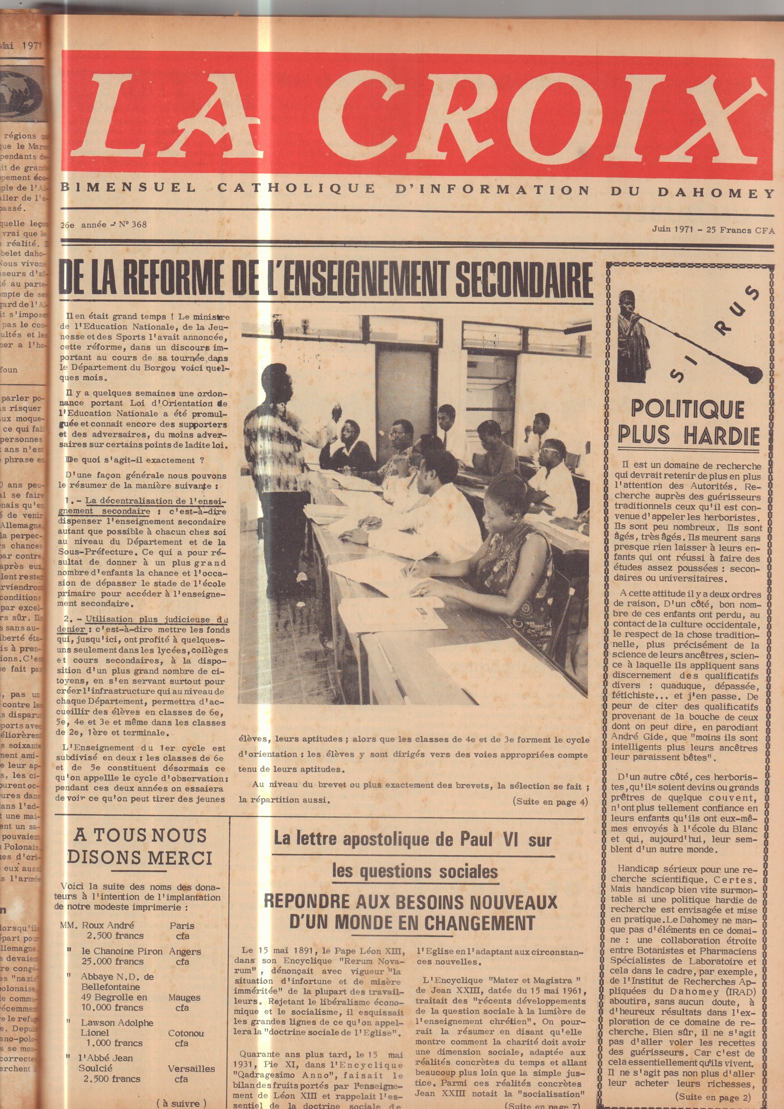 Image de Journal N°368