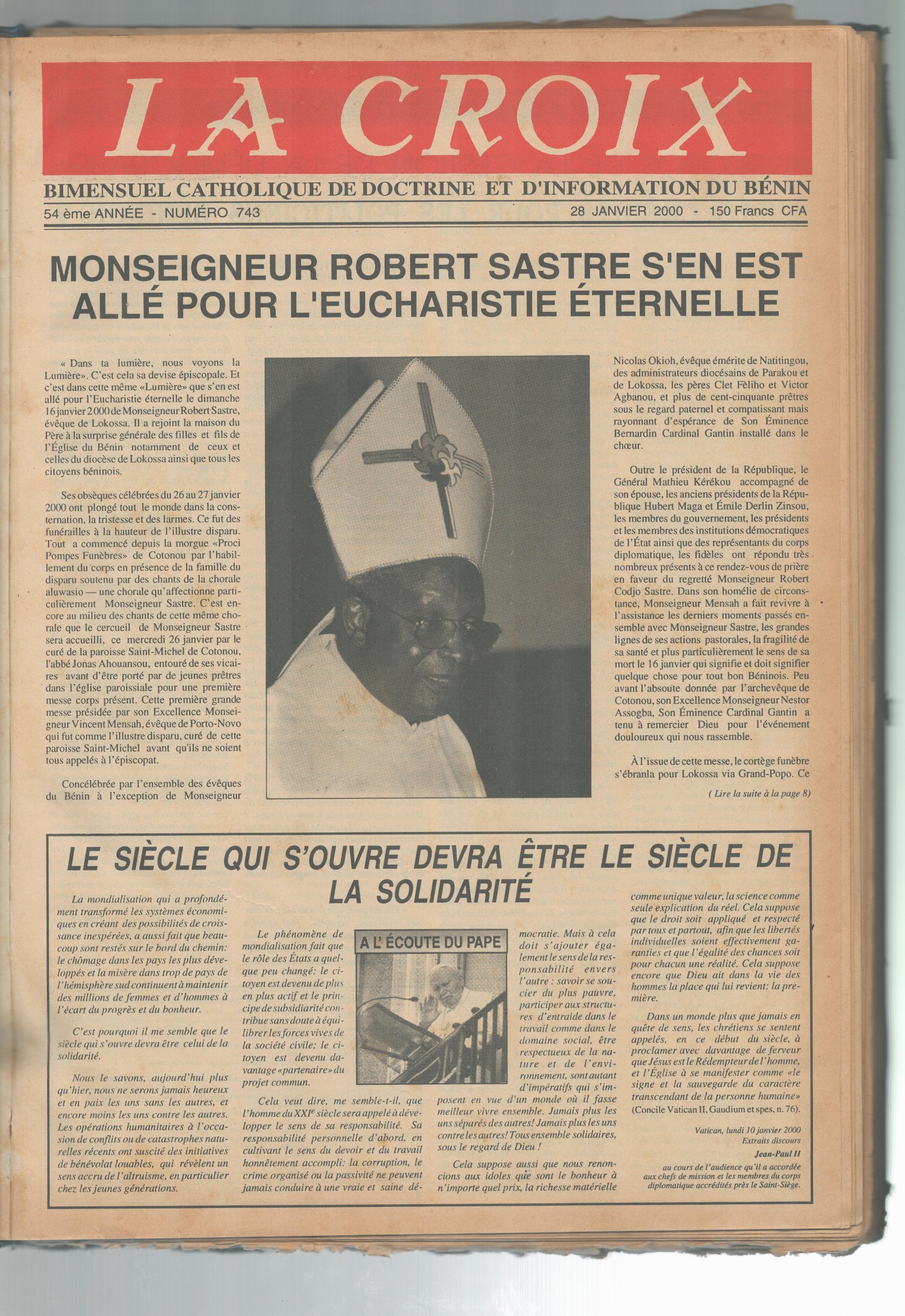 Image de Journal N°742