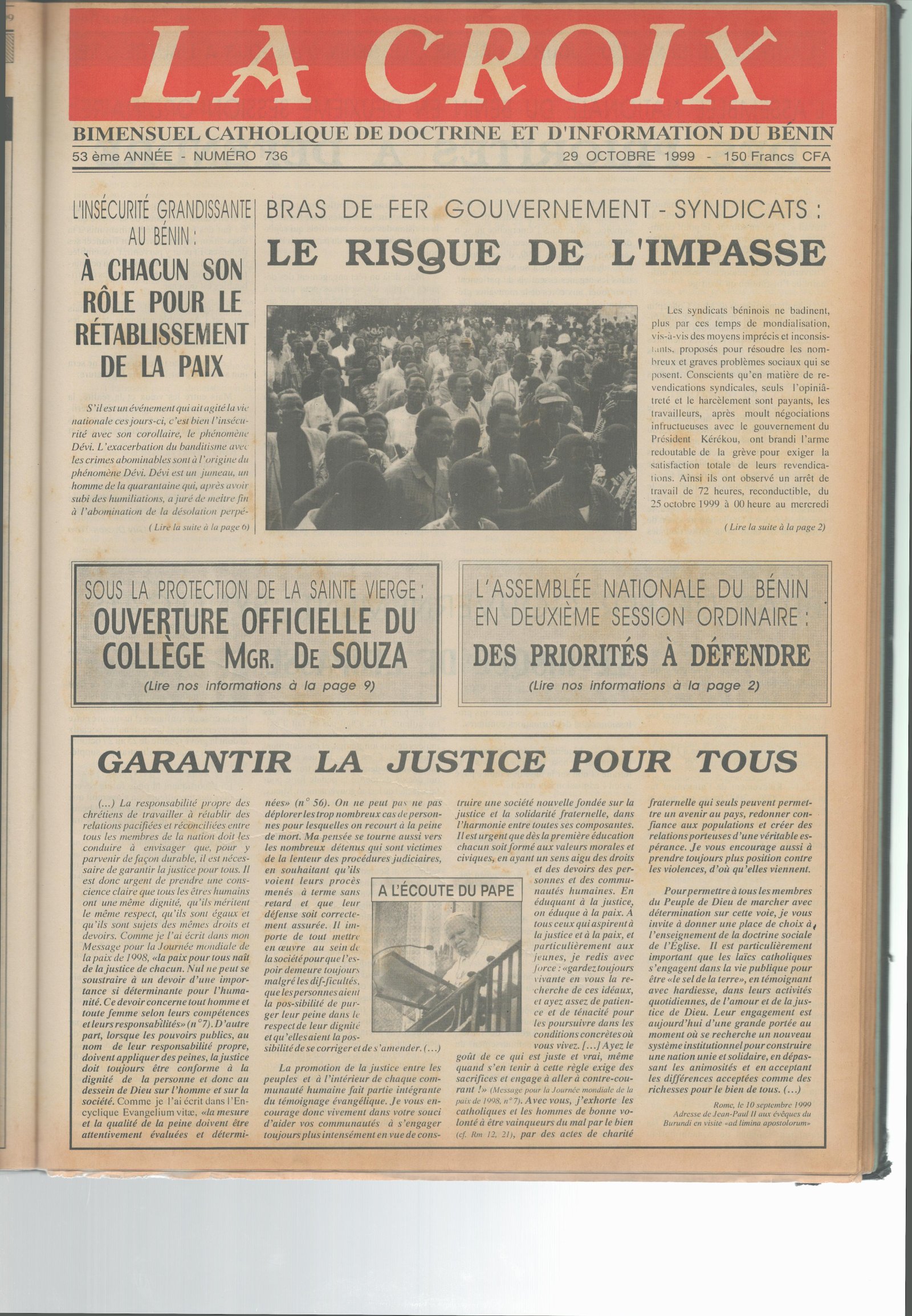 Image de Journal N°736