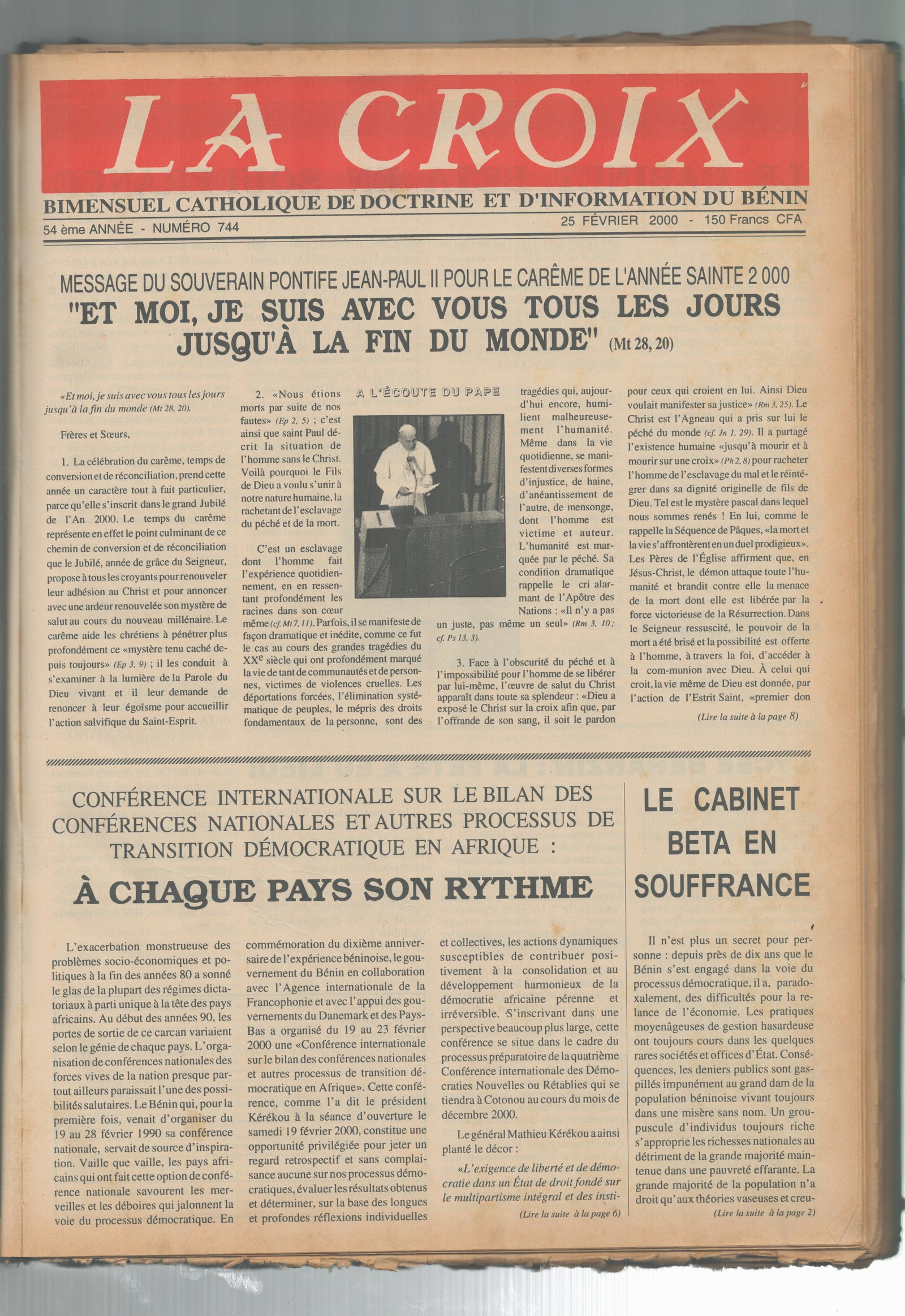 Image de Journal N°744