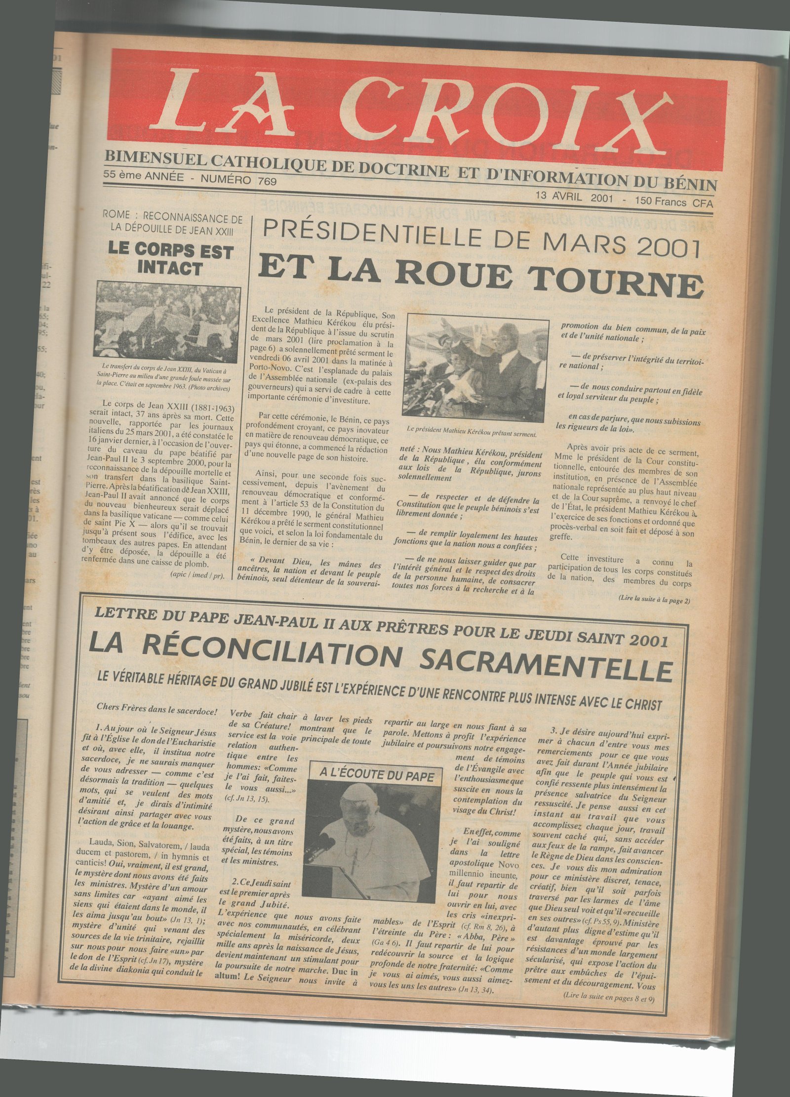 Image de Journal N°769