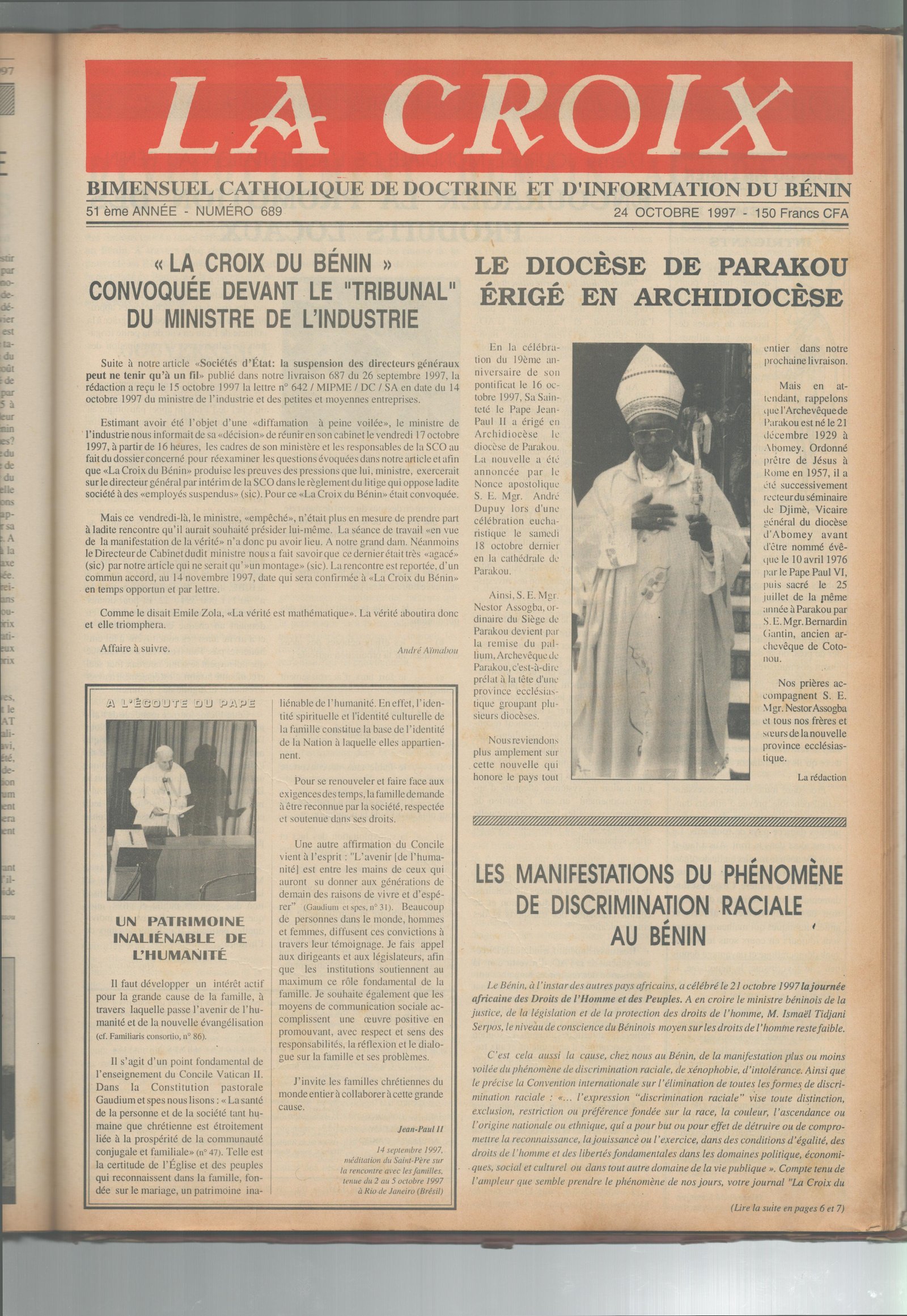 Image de Journal N°689