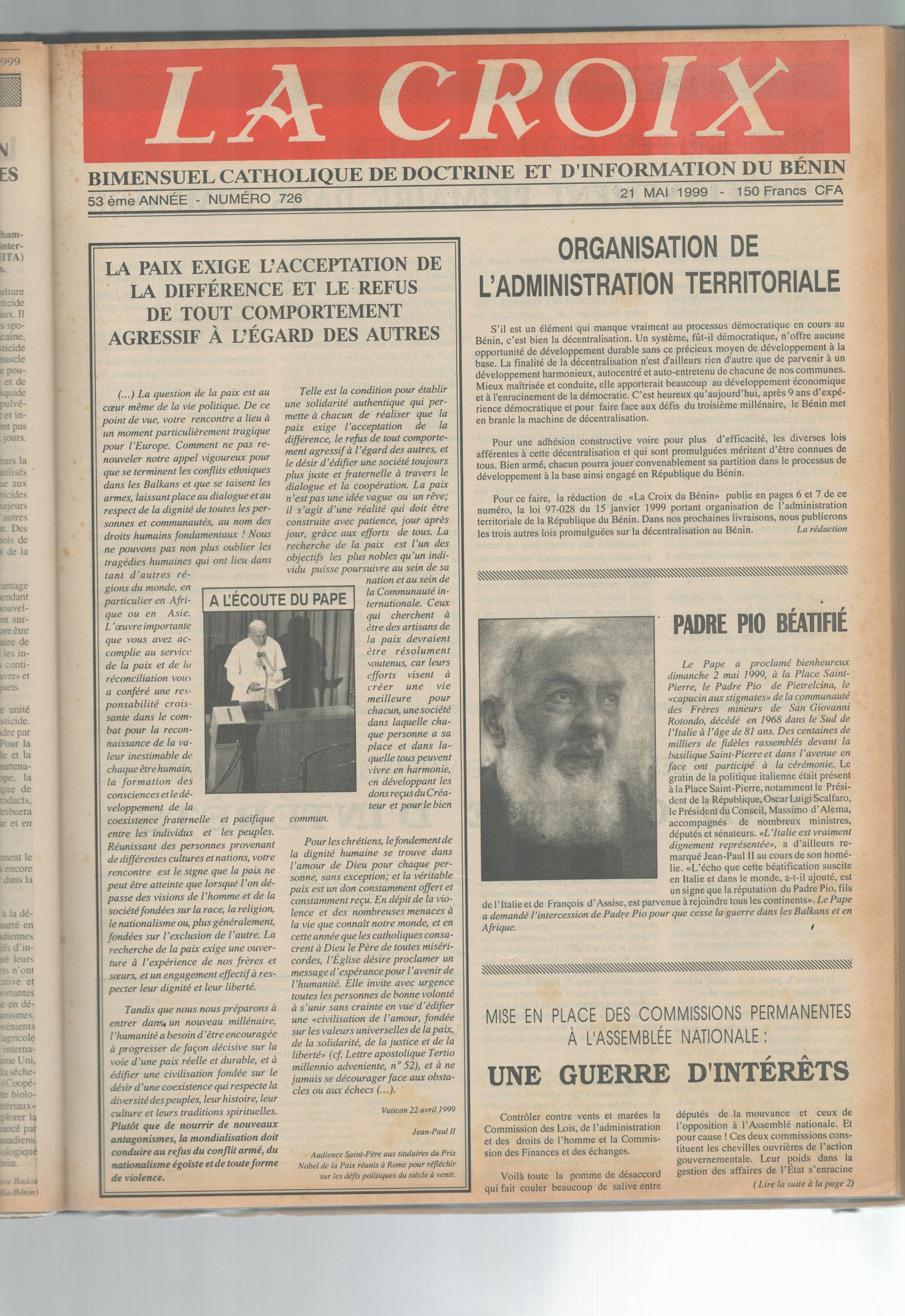 Image de Journal N°726