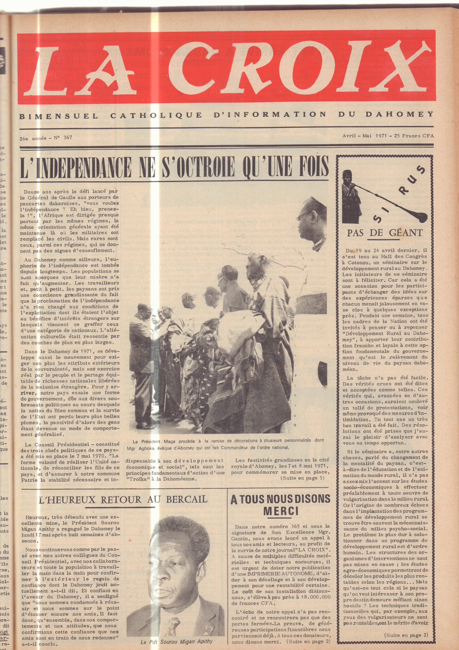 Image de Journal N°367