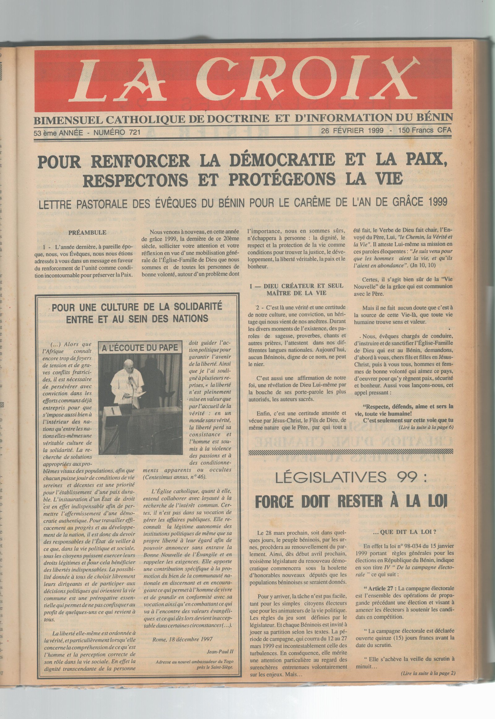 Image de Journal N°721