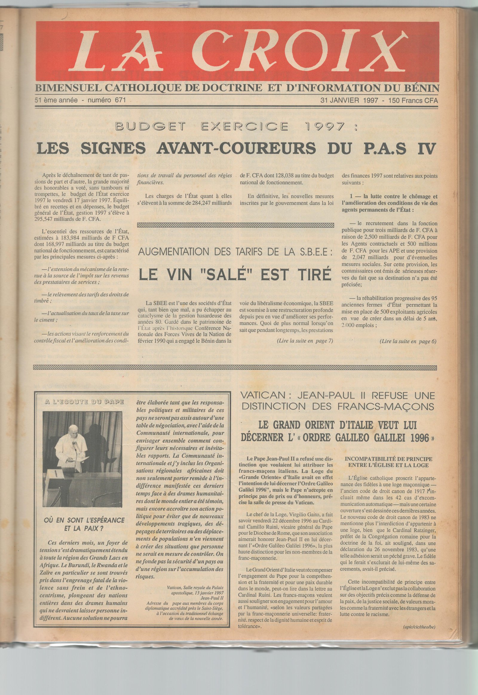 Image de Journal N°671