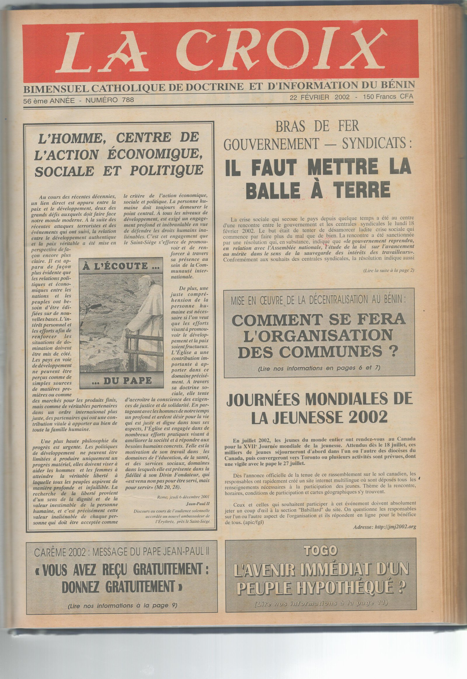 Image de Journal N°788