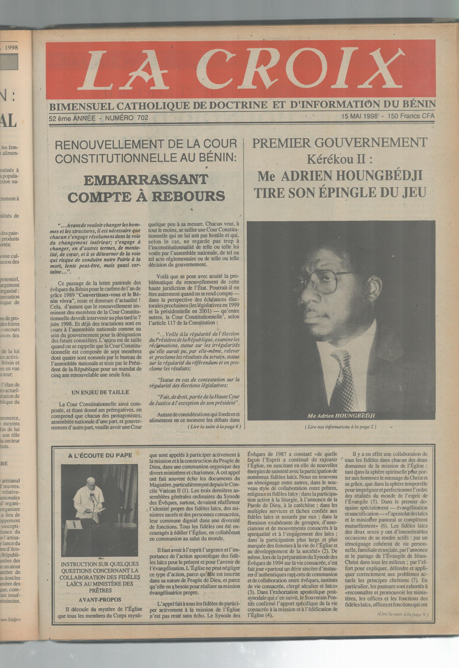 Image de Journal N°702