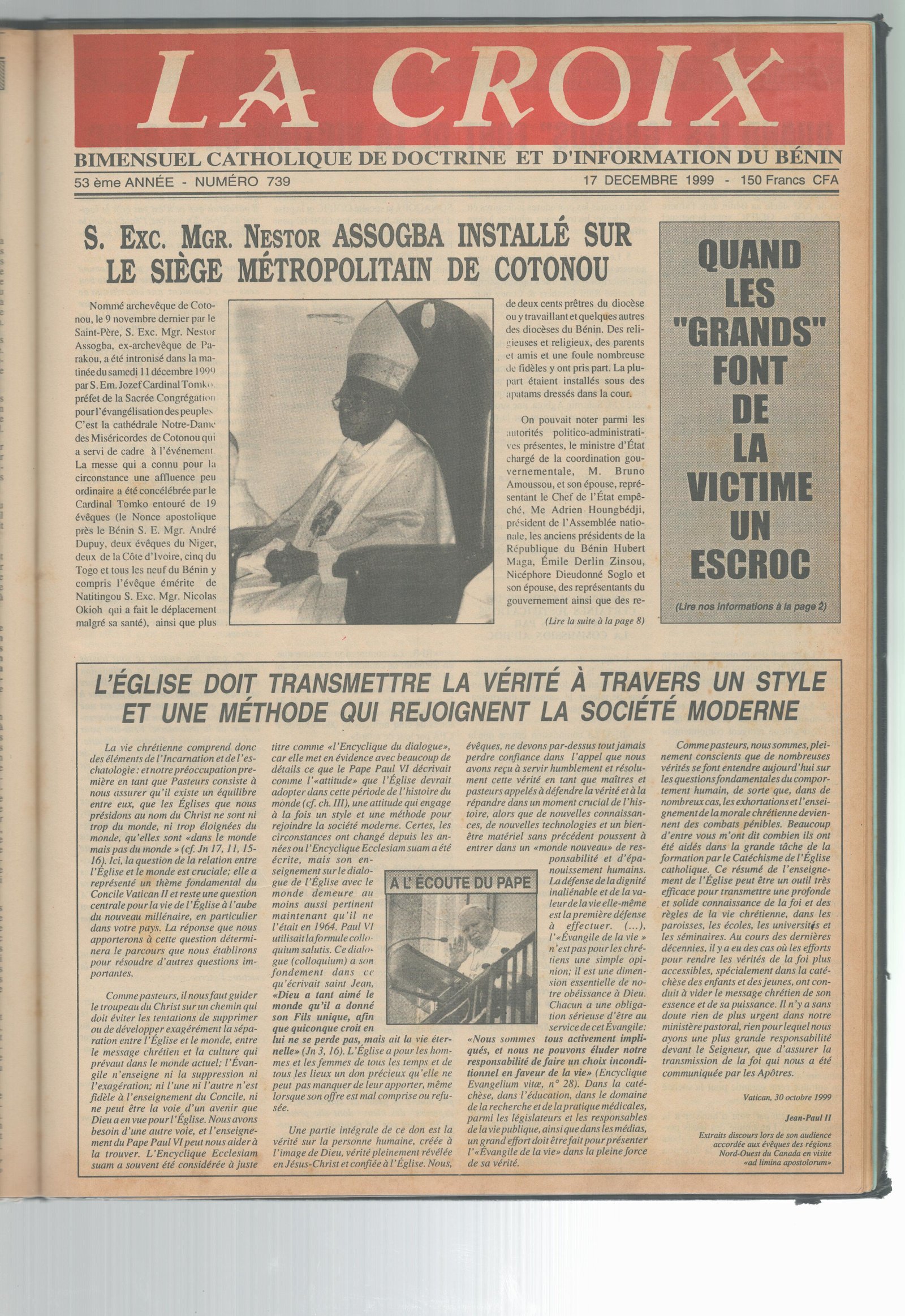 Image de Journal N°739