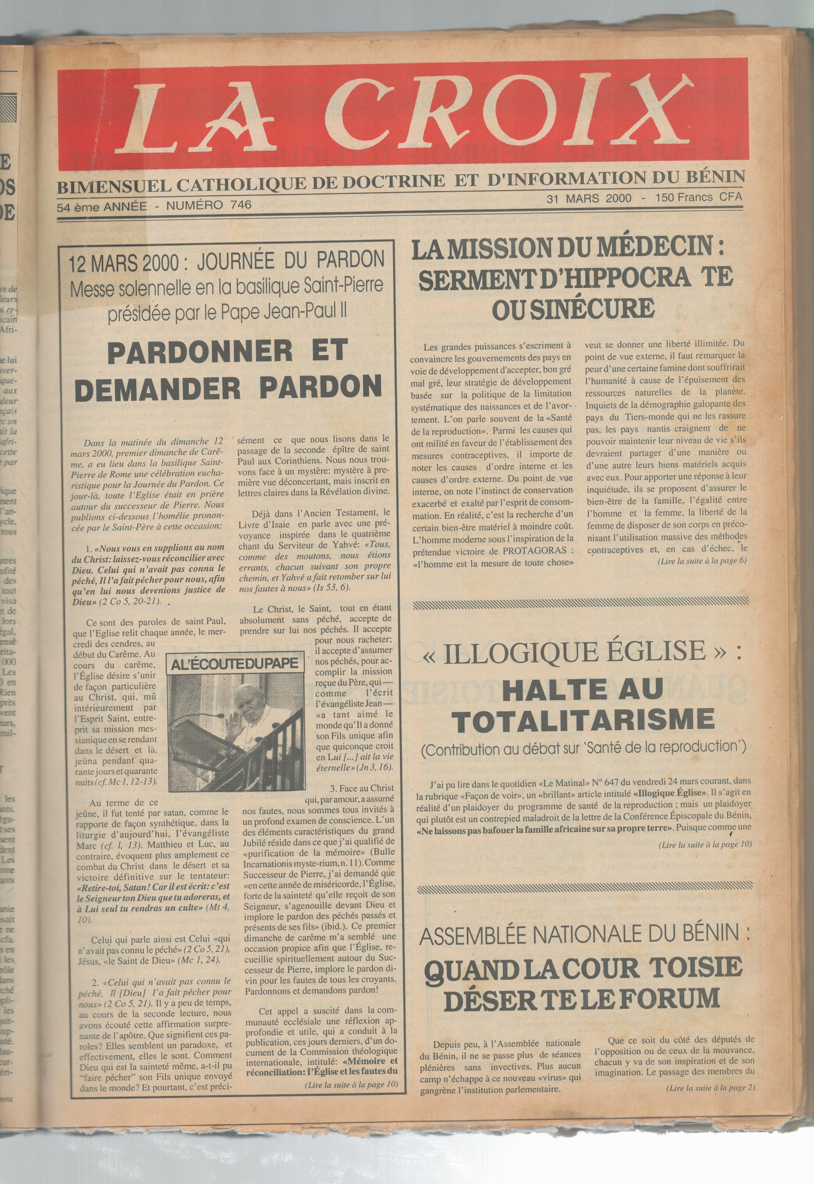 Image de Journal N°746